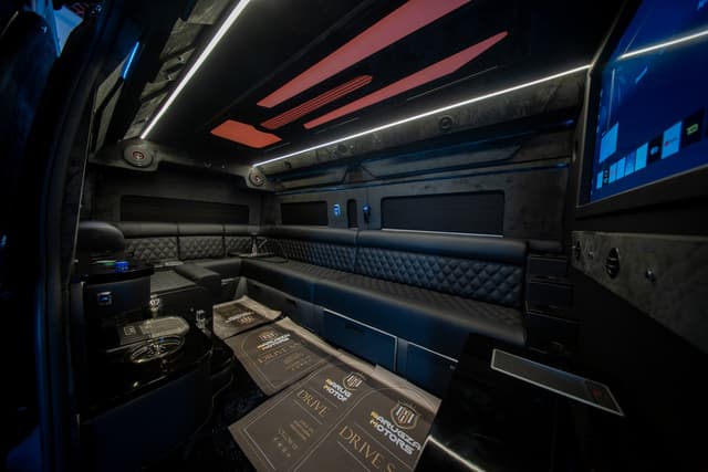 Barugzai Prado VIP Rear Seats Setup