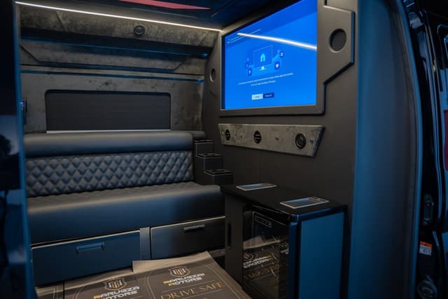 Barugzai Prado VIP Rear Seats Setup