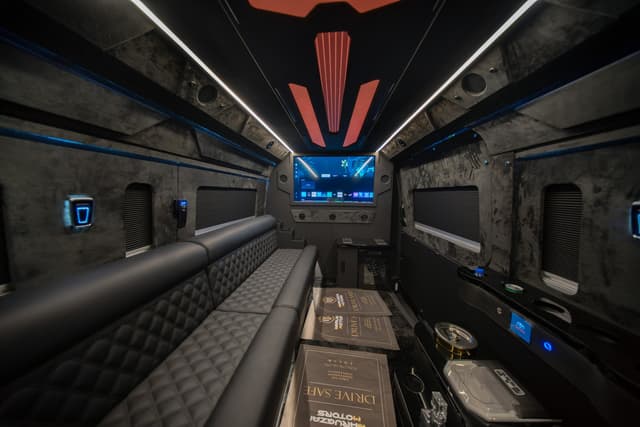 Barugzai Prado VIP Rear Seats Setup