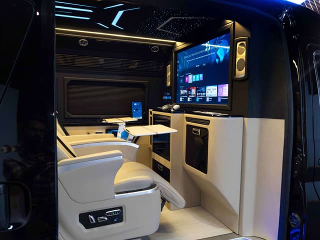 Barugzai Prado VIP Rear Seats Setup