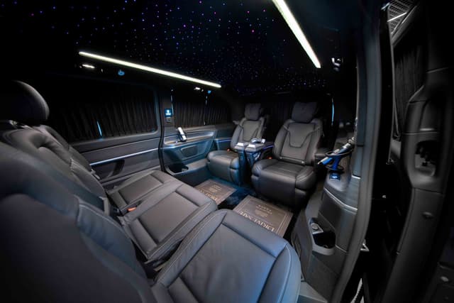 Barugzai Prado VIP Rear Seats Setup