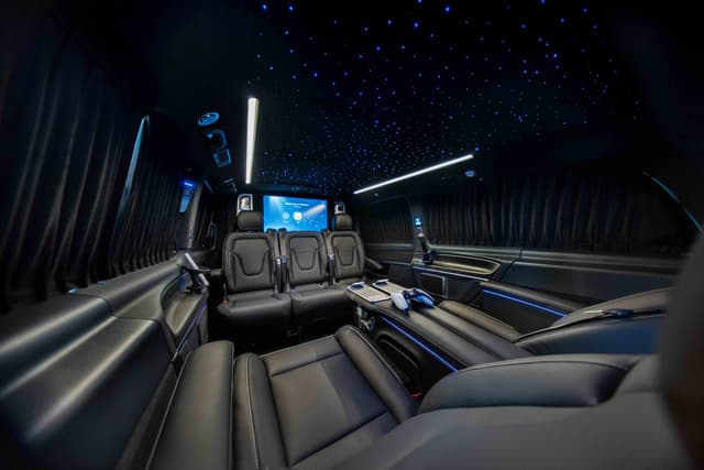 Barugzai Prado VIP Rear Seats Setup