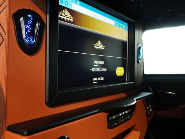 Barugzai Prado VIP Rear Seats Setup