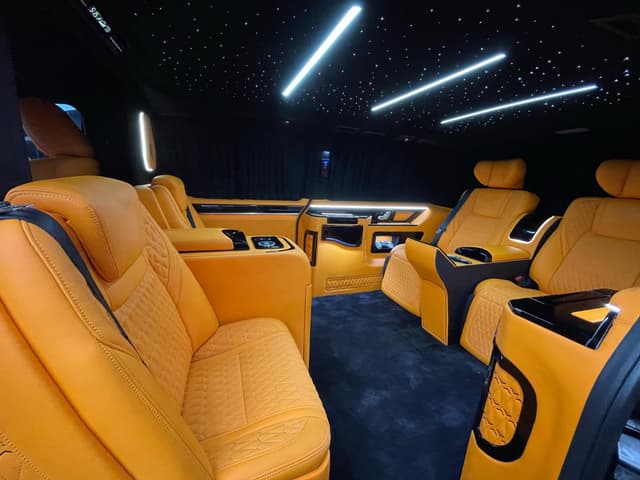 Barugzai Prado VIP Rear Seats Setup