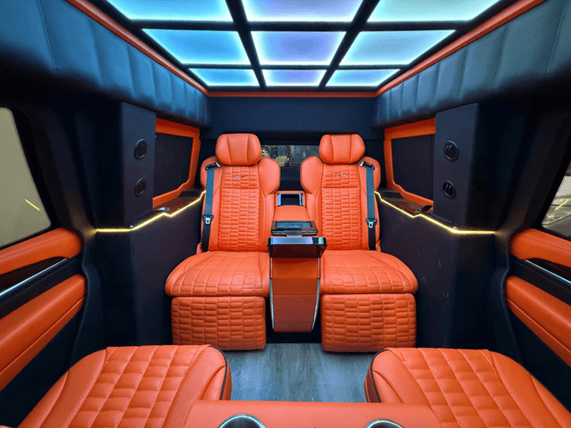 Barugzai Prado VIP Rear Seats Setup