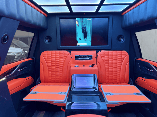 Barugzai Prado VIP Rear Seats Setup